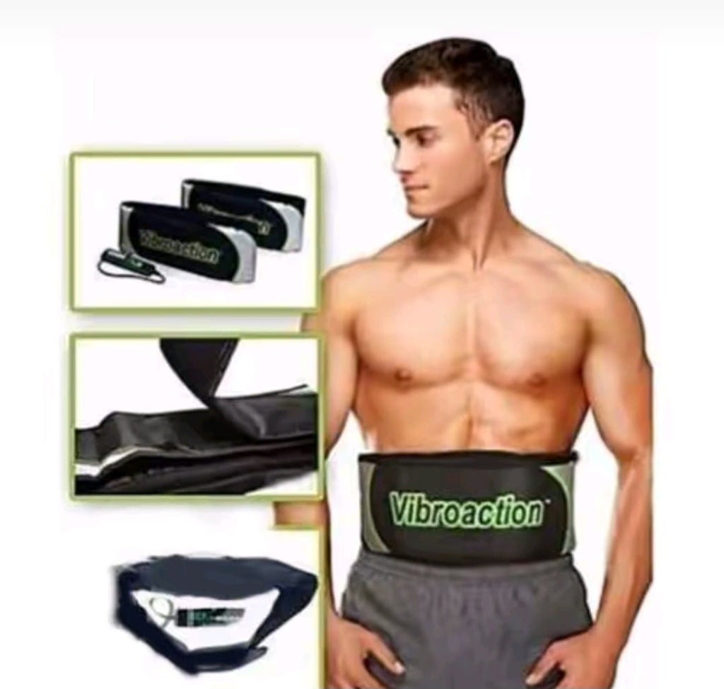 🔥  الحزام الذكي لتخسيس البطن وشد الجسم بتقنية الاهتزاز المتطورة (Vibroaction)